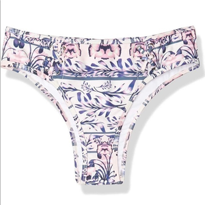 MinkPink Revolve Purple Floral‎ Bikini Bottoms